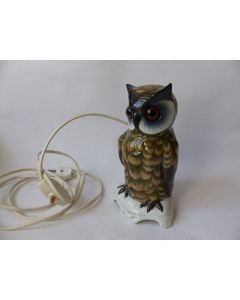 Veilleuse porcelaine Hibou
