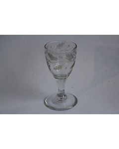 Verre soufflé Glands et Feuilles de chênes XVIIIe siècle