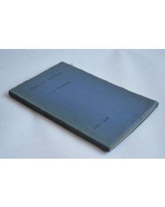 Vers de Guerre C. D. Whetham 1919