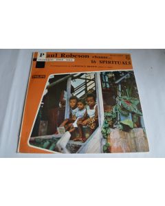 Vinyle 33T Blues  Paul Robeson ‎...Chante 16 Spirituals 