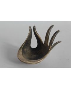 Walter BOSSE Bronze Viennois Cendrier Main Herta Baller