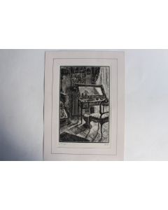 Yvonne HEILBRONNER Gravure sur bois 3ème État 1949
